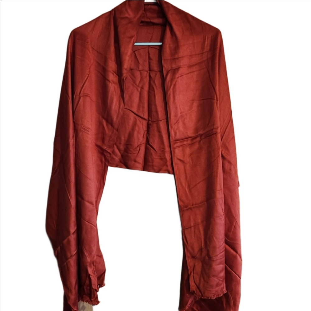 Max Studio Burnt Orange Scarf